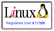 Linux User 117606 on the Lunux Counter